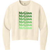 McGinn Elementary 'Repeat Mcginn' Women’s Mid-Length Crewneck Sweatshirt