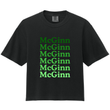 McGinn Elementary 'Repeating Mcginn' Comfort Colors Women’s Heavyweight Boxy Tee