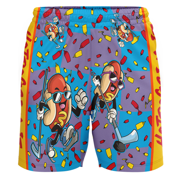 CT Oil Kings Hot Dog Youth Workout Wear Shorts