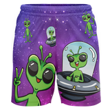 Council Rock North Alien Adult Workout Wear Shorts