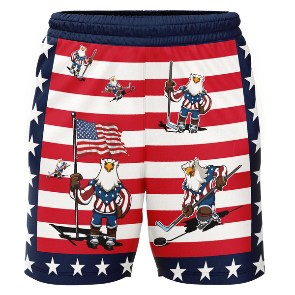 CT Oil Kings American Eagle Youth Workout Wear Shorts