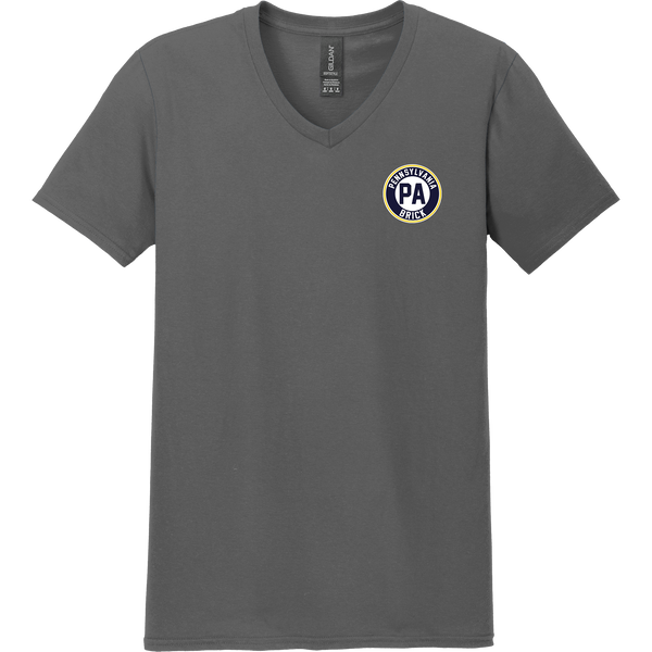 PA Brick Softstyle V-Neck T-Shirt