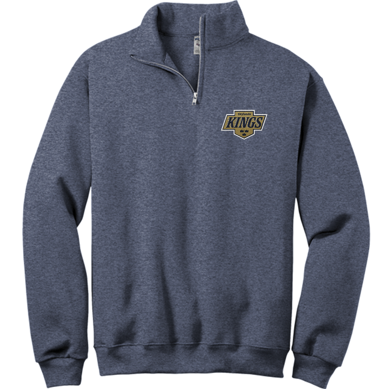 Skylands Kings NuBlend 1/4-Zip Cadet Collar Sweatshirt