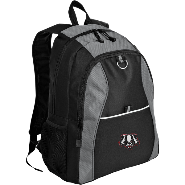Scary Badgers Contrast Honeycomb Backpack