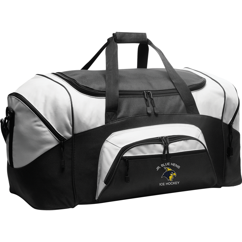 Delaware Jr. Blue Hens Standard Colorblock Sport Duffel