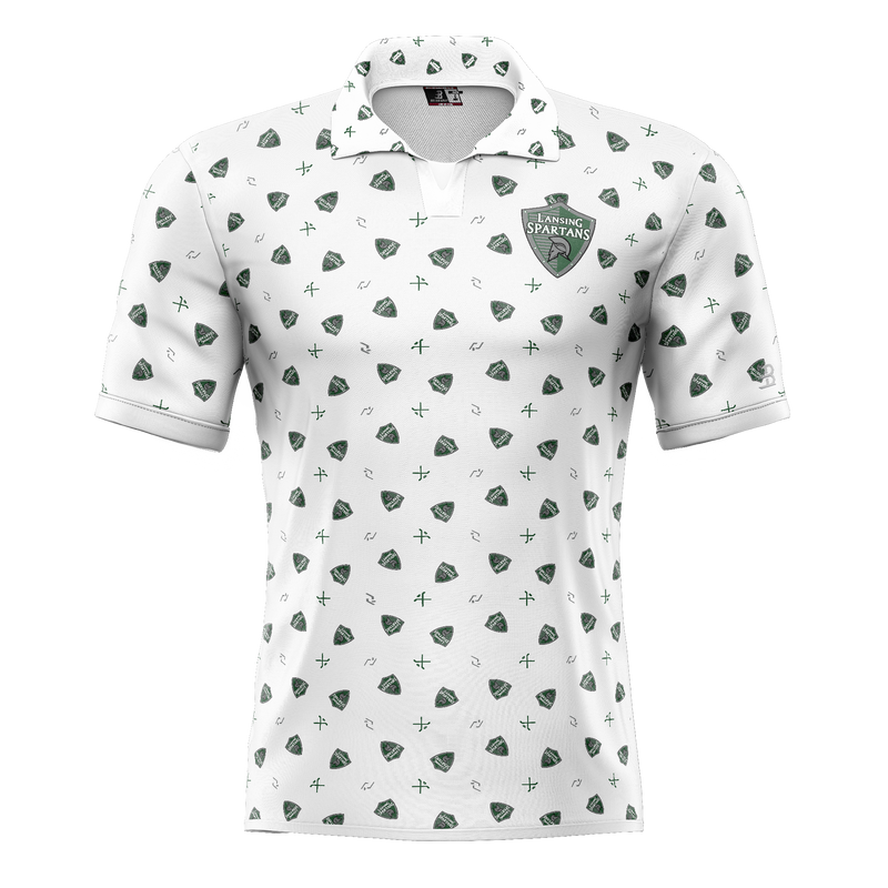 Lansing Spartans Adult Sublimated Polo Tee