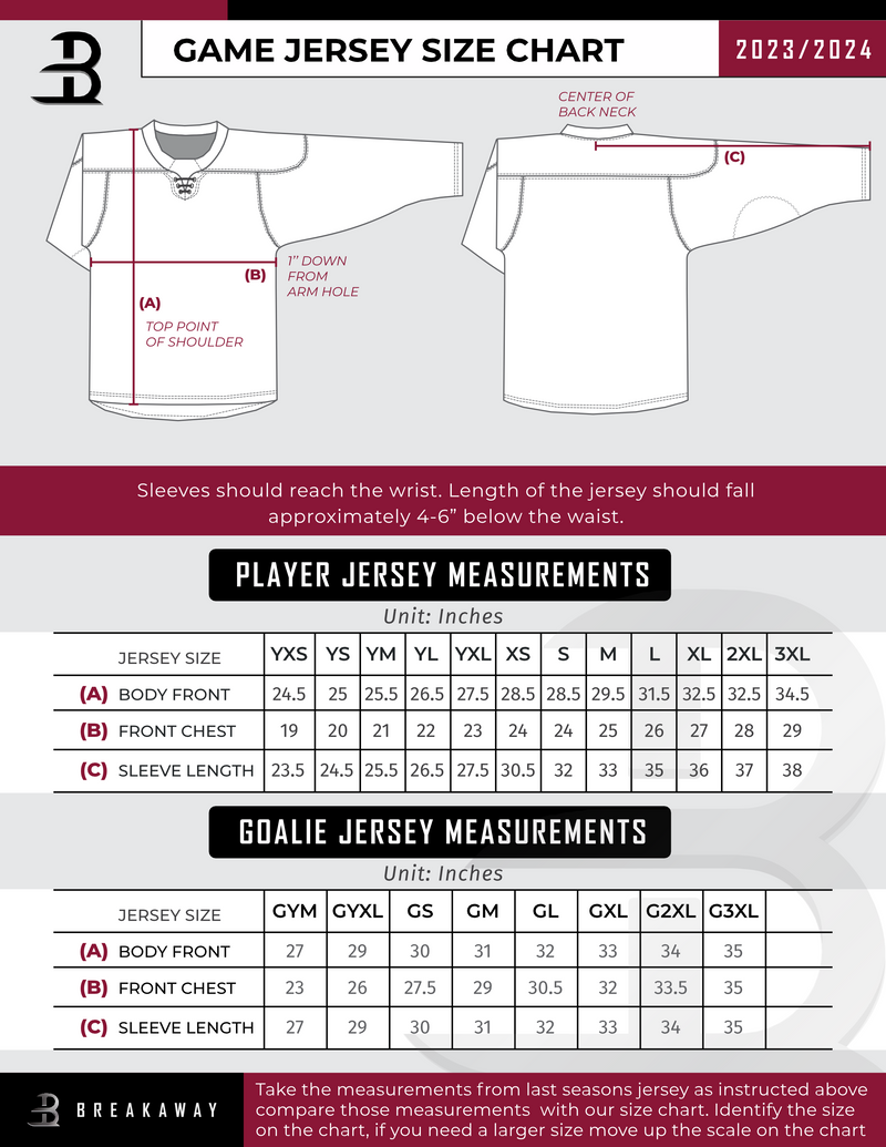 Skyliners Youth Player Cut and Sew Jersey