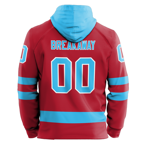 Jersey Shore Whalers Adult Sublimated Retro Hoodie