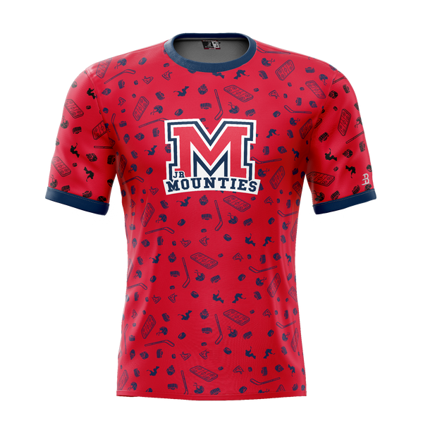 Jr. Mounties Youth Sublimated Pattern Tee