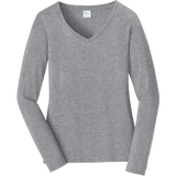 McGinn Elementary 'Repeat Mcginn' Women's Long Sleeve Fan Favorite V-Neck Tee