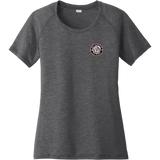 Ice Dogs Ladies PosiCharge Tri-Blend Wicking Scoop Neck Raglan Tee