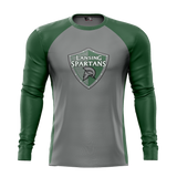 Lansing Spartans Adult Sublimated Long Sleeve Tee