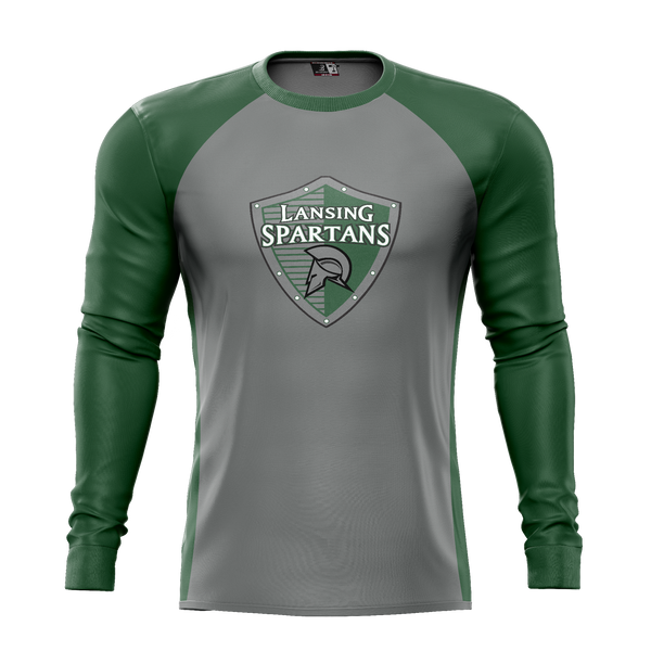 Lansing Spartans Youth Sublimated Long Sleeve Tee