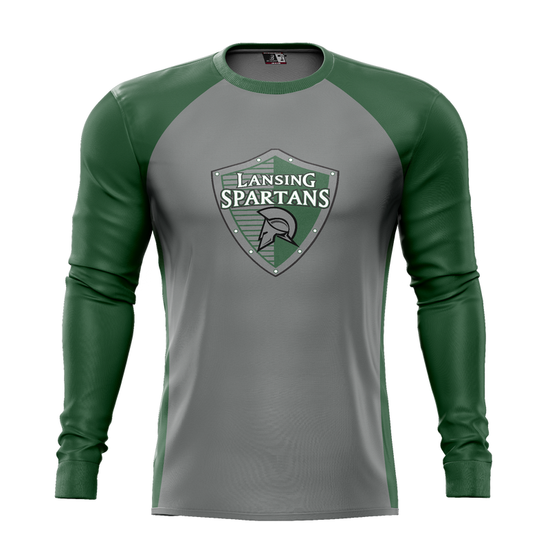 Lansing Spartans Youth Sublimated Long Sleeve Tee