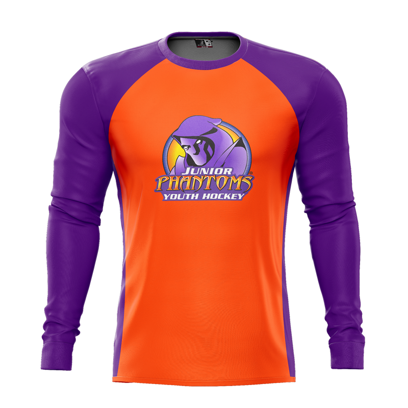 Jr. Phantoms Adult Sublimated Long Sleeve Tee