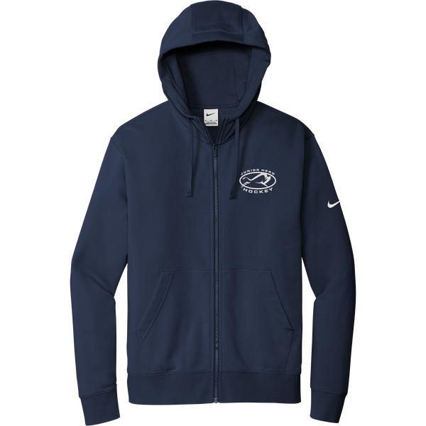 Jr. Herd Nike Club Fleece Sleeve Swoosh Full-Zip Hoodie