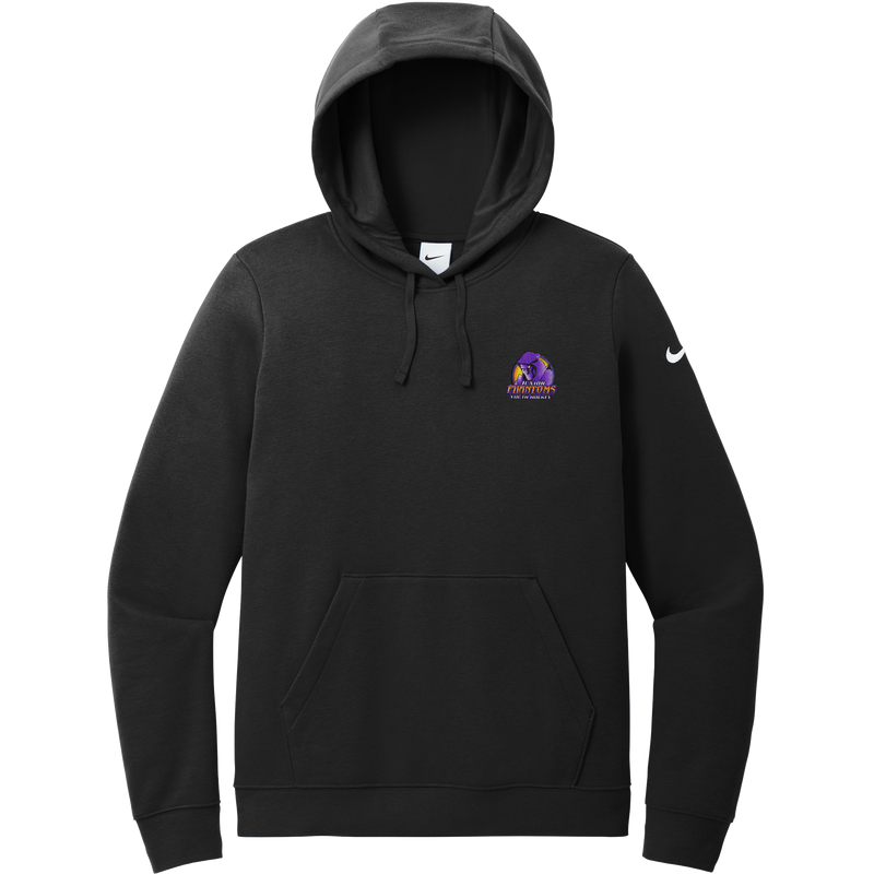 Jr. Phantoms Nike Women's Club Fleece Sleeve Swoosh Pullover Hoodie