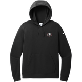 Scary Badgers Nike Women's Club Fleece Sleeve Swoosh Pullover Hoodie