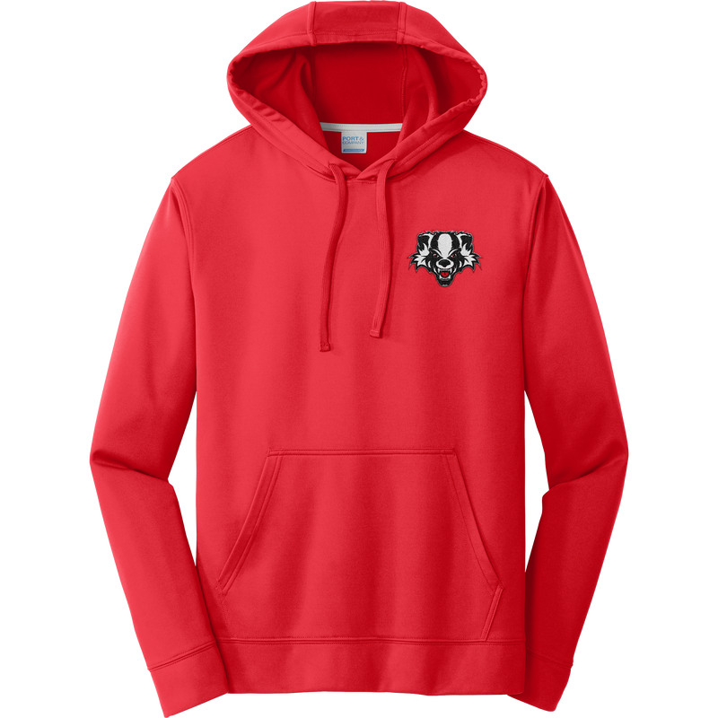 Scary Badgers Performance Fleece Pullover Hooded Sweatshirt