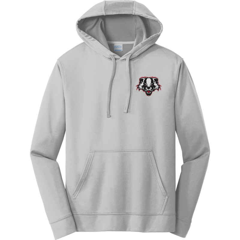 Scary Badgers Performance Fleece Pullover Hooded Sweatshirt