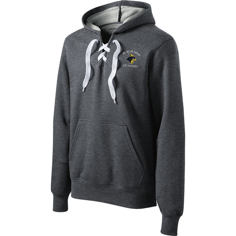 Delaware Jr. Blue Hens Lace Up Pullover Hooded Sweatshirt