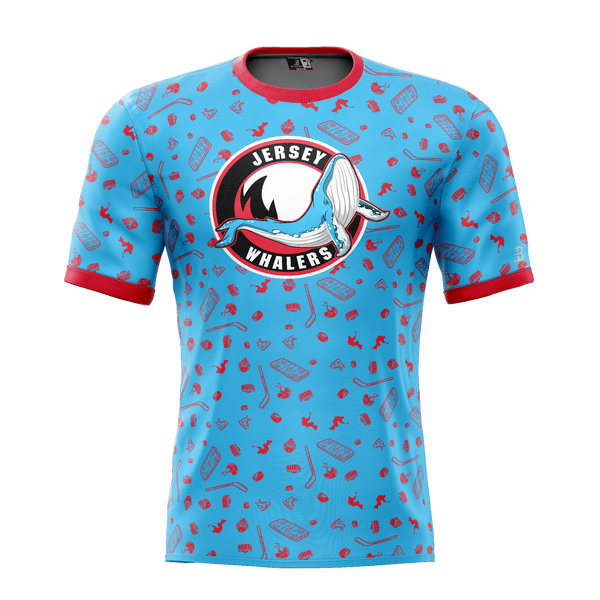 Jersey Shore Whalers Youth Sublimated Pattern Tee
