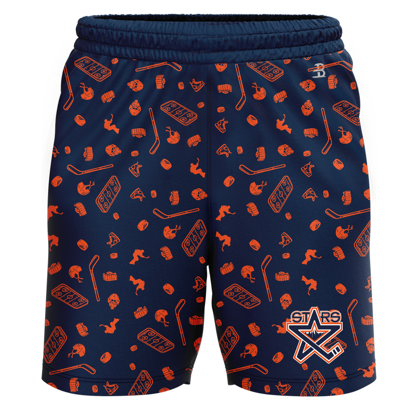 NY Stars Youth Sublimated Pattern Shorts